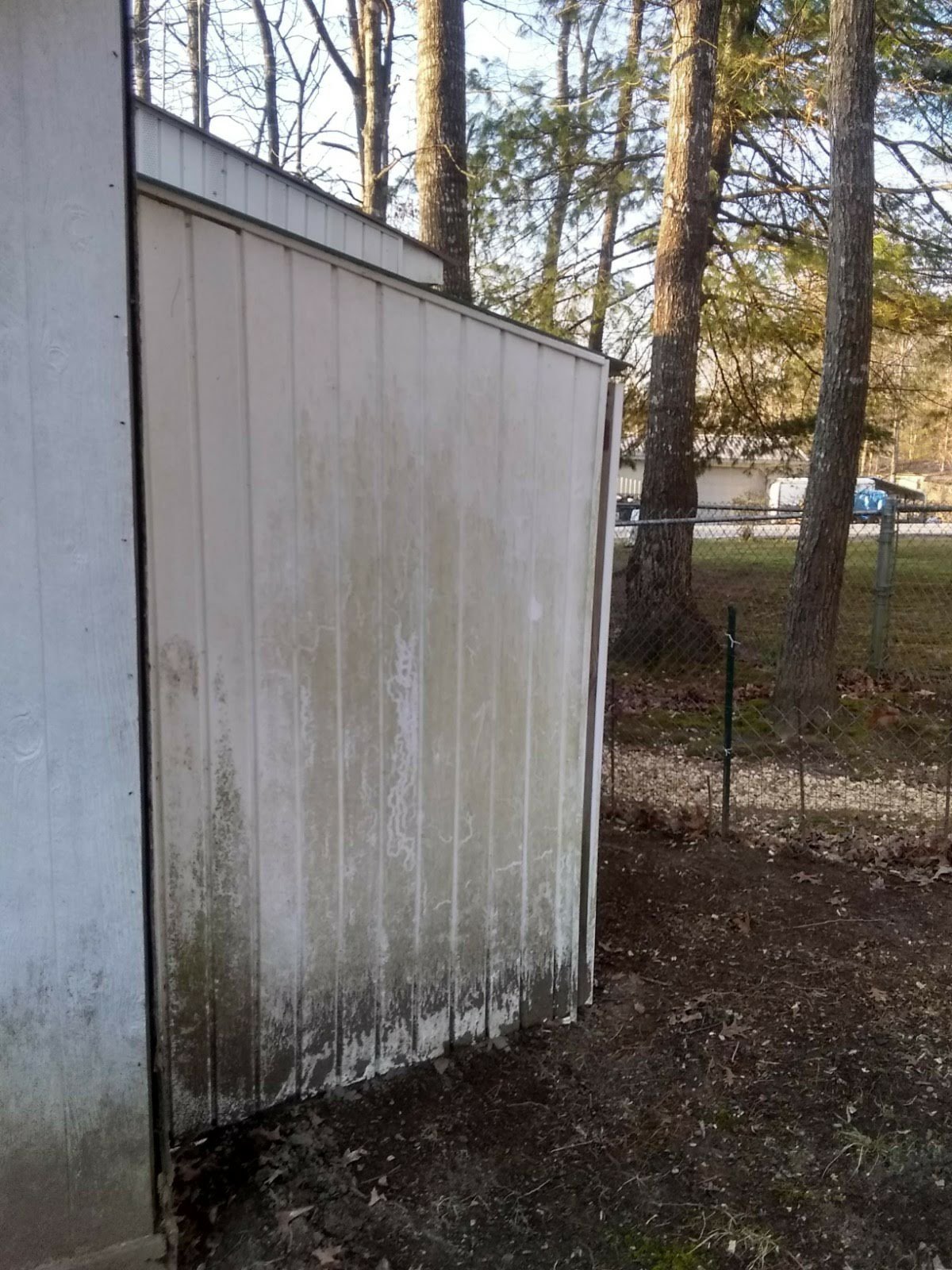 Shed before cleaning